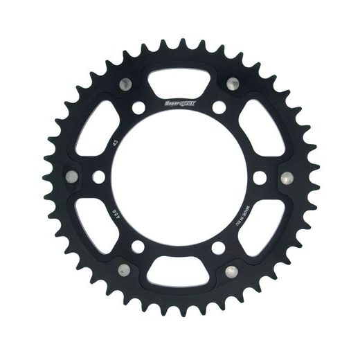 REŤAZOVÁ SADA EK - STRIEBORNÝ CHAIN 520 SRO, O-KRÚŽOK, CHK FRONT SPROCKET SUPERSPROX, CHK REAR SPROCKET SUPERSPROX STEALTH PRE YAMAHA YZF-R3 2015-2019