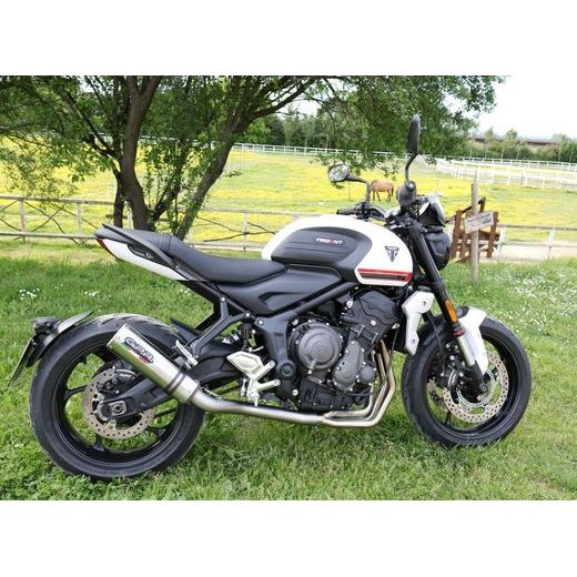VÝFUK KOMPLETNÝ GPR M3 E5.T.95.CAT.M3.TN BRUSHED TITANIUM PRE TRIUMPH TRIDENT 660 2021-2024