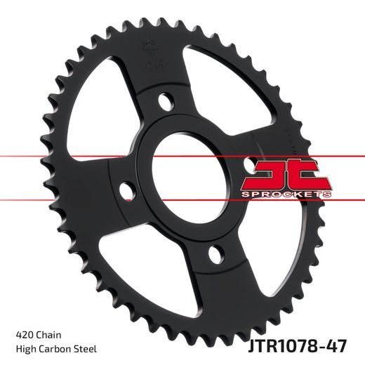 REŤAZOVÁ SADA D.I.D CHAIN - STRIEBORNÝ CHAIN 420 D, NON-SEALED, CHK FRONT SPROCKET JT, CHK REAR SPROCKET JT PRE YAMAHA TZR 50 2004-2006