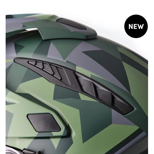 ADVENTUS CAMO INTEGRÁLNA PRILBA GMS MATNÁ ZELENO-ČIERNA