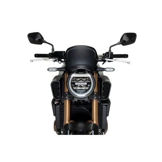 PLEXI NA MOTORKU PUIG FRONTAL PLATE 22138J MATNÁ ČIERNA