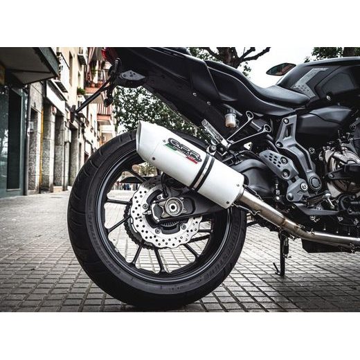 VÝFUK KOMPLETNÝ GPR ALBUS Y.176.ALB WHITE GLOSSY PRE YAMAHA MT-07 700 2014-2016