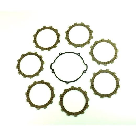 FRICTION PLATES KIT WITH CLUTCH COVER GASKET ATHENA P40230034