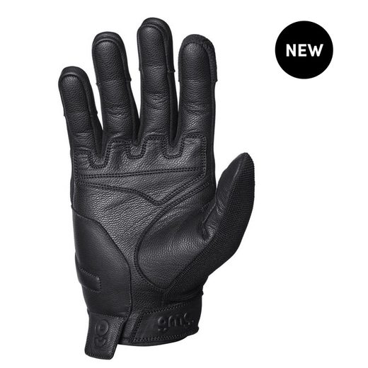 GMS RYDER NEO PÁNSKE KOŽENÉ MOTO RUKAVICE ČIERNE