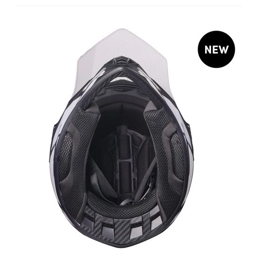 FORTIS GRAFFI MOTOCROSSOVÁ PRILBA GMS MATNÁ SIVO-BIELA