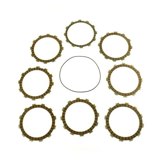 FRICTION PLATES KIT WITH CLUTCH COVER GASKET ATHENA P40230090
