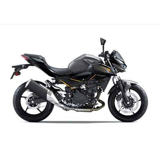 KAWASAKI Z500 METALLIC MATTE GRAPHENESTEEL GRAY / METALLIC FLAT SPARK BLACK (GY1) 2026
