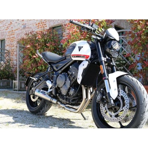 VÝFUK KOMPLETNÝ GPR M3 E5.T.94.CAT.M3.TN BRUSHED TITANIUM PRE TRIUMPH TRIDENT 660 2021-2024