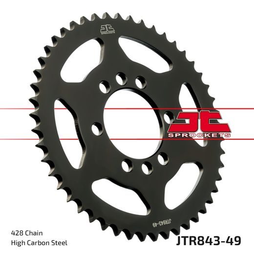 REŤAZOVÁ SADA EK - STRIEBORNÝ CHAIN 428 DEH, NON-SEALED, CHK FRONT SPROCKET JT, CHK REAR SPROCKET JT PRE YAMAHA DT 125 LC 1984-1987