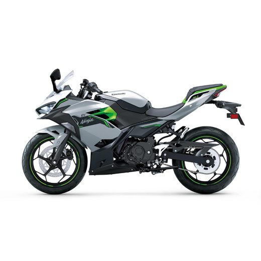 NOVÁ KAWASAKI NINJA E-1 METALLIC BRIGHT SILVER / METALLIC MATTE LIME GREEN 2024