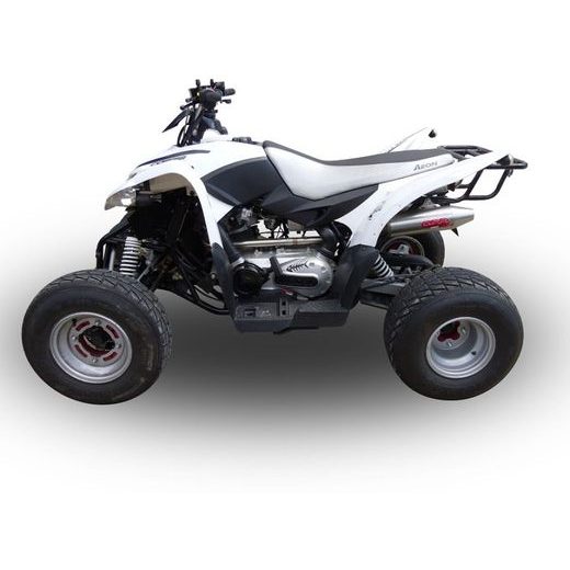 VÝFUK KOMPLETNÝ GPR DEEPTONE CO.ATV.3.1.DEATV BRUSHED STAINLESS STEEL PRE ATV AEON COBRA 350 2009