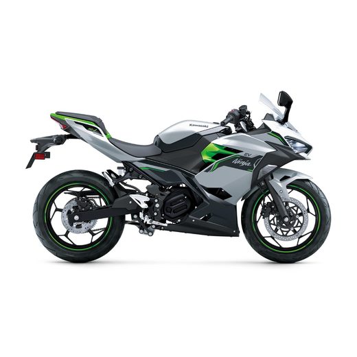 NOVÁ KAWASAKI NINJA E-1 METALLIC BRIGHT SILVER / METALLIC MATTE LIME GREEN 2024