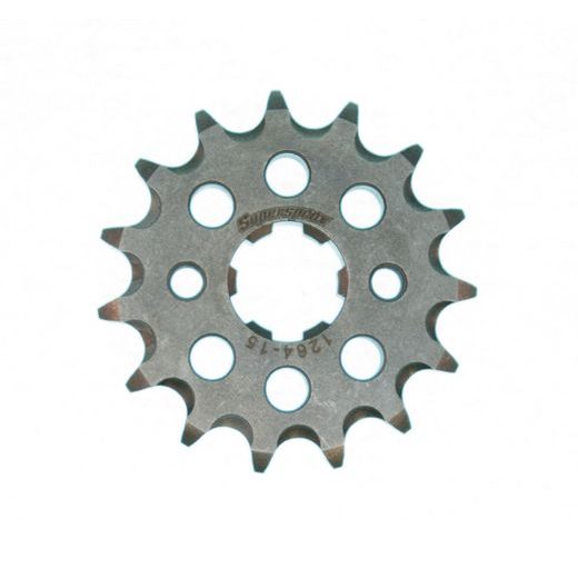 REŤAZOVÁ SADA EK - STRIEBORNÝ CHAIN 428 DEH, NON-SEALED, CHK FRONT SPROCKET SUPERSPROX, CHK REAR SPROCKET SUPERSPROX PRE HONDA CBR 125 R 2011-2017