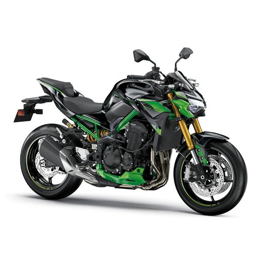 KAWASAKI Z900 SE METALLIC SPARK BLACK / METALLIC MATTE GRAPHENESTEEL GRAY / CANDY LIME GREEN 2024