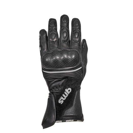 GMS STRIKE PÁNSKE KOŽENÉ MOTO RUKAVICE
