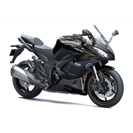 KAWASAKI NINJA 1100 SX METALLIC BRILLIANT GOLDEN BLACK / METALLIC CARBON GRAY (BK1) 2026