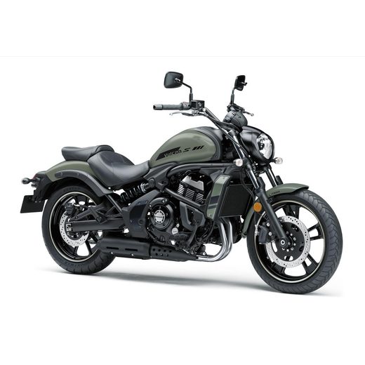 KAWASAKI VULCAN S PEARL MATTE SAGE GREEN / METALLIC FLAT SPARK BLACK 2024