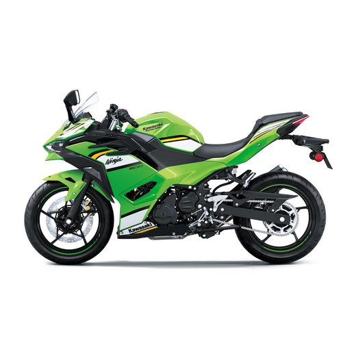KAWASAKI NINJA 500 SE LIME GREEN / EBONY / PEARL BLIZZARD WHITE 2025