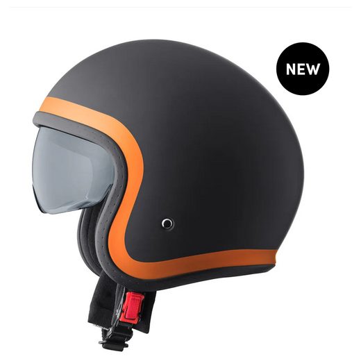 RIDE OTVORENÁ PRILBA GMS ČIERNO-ORANŽOVÁ
