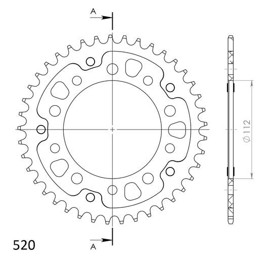 REŤAZOVÁ SADA EK - STRIEBORNÝ CHAIN 520 DEX, X-RING (X, NX, QX, XS), CHK FRONT SPROCKET JT CHK RUBBER CUSHIONED, CHK REAR SPROCKET SUPERSPROX STEALTH PRE HONDA CB 500 X / XA 2013-2018