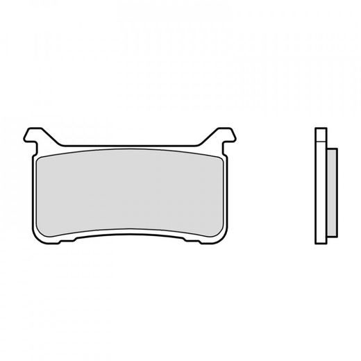 BRZDOVÉ OBLOŽENIE BREMBO 07HO63SR