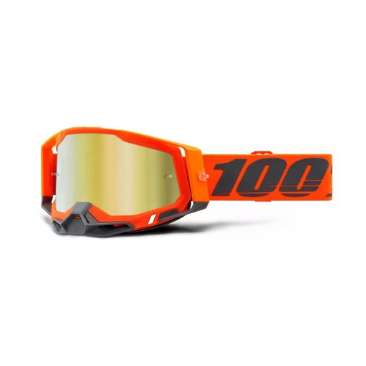 OKULIARE 100%THE RACECRAFT 2 KERV, ZLATÉ PLEXI