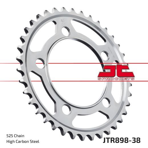 REŤAZOVÁ SADA D.I.D CHAIN - ZLATÝ REŤAZ 525 ZVM-X, X-KRÚŽOK, KOLIESKO JT POGUMOVANÉ, ROZETA JT PRE KTM SUPERDUKE 990 / R 2005-2012