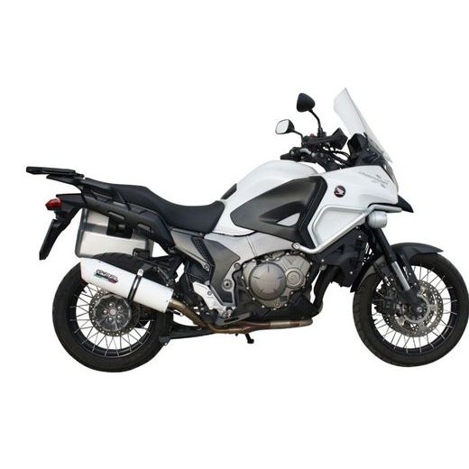 KONCOVKA VÝFUKU SLIP-ON GPR ALBUS H.213.ALB WHITE GLOSSY PRE HONDA VFR 1200 X CROSSTOURER 2011-2016