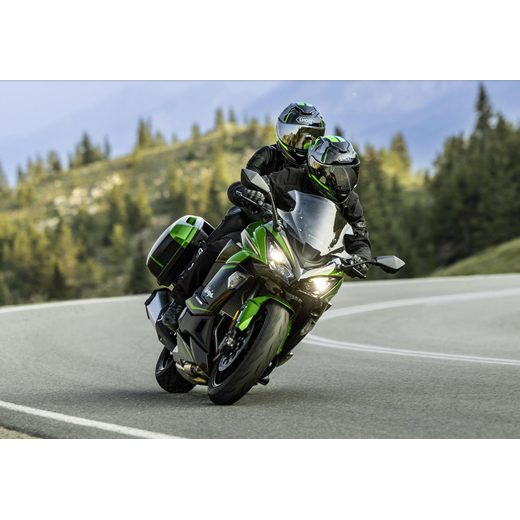 KAWASAKI NINJA 1100 SX SE EMERALD BLAZED GREEN / METALLIC DIABLO BLACK 2025
