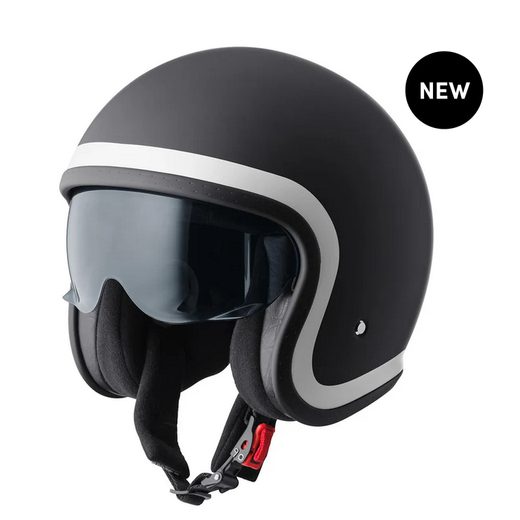 RIDE OTVORENÁ PRILBA GMS ČIERNO-BIELA