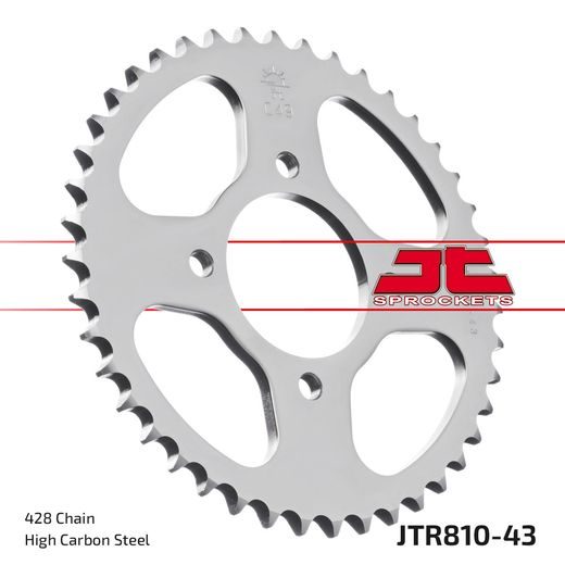 REŤAZOVÁ SADA EK - STRIEBORNÝ CHAIN 428 DEH, NON-SEALED, CHK FRONT SPROCKET JT, CHK REAR SPROCKET JT PRE SUZUKI GS 125 1983-1996