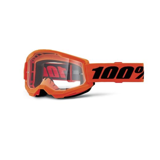 OKULIARE STRATA 2 100% ORANGE NEON, ČÍRE PLEXI