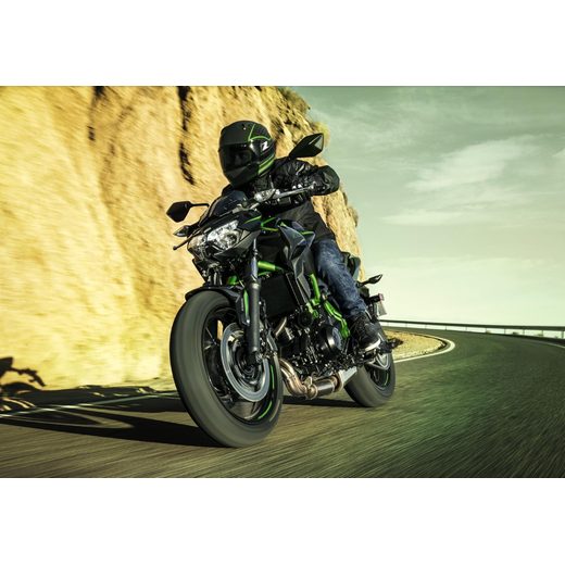 KAWASAKI Z650 METALLIC SPARK BLACK / GREEN 2025