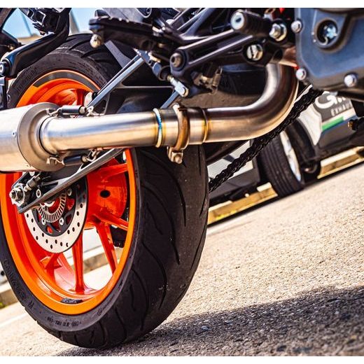 KONCOVKA VÝFUKU SLIP-ON GPR ALBUS EVO4 E4.KTM.81.ALBE4 WHITE GLOSSY PRE KTM RC 125 2017-2020