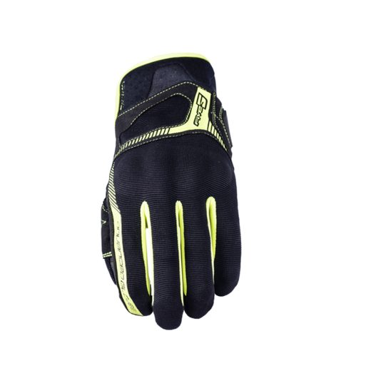FIVE RS3 BLACK/FLUO PÁNSKE MOTO RUKAVICE 2024