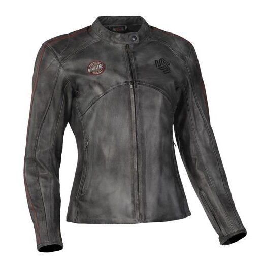 VINTAGE MBW KOŽENÁ DÁMSKA MOTO BUNDA