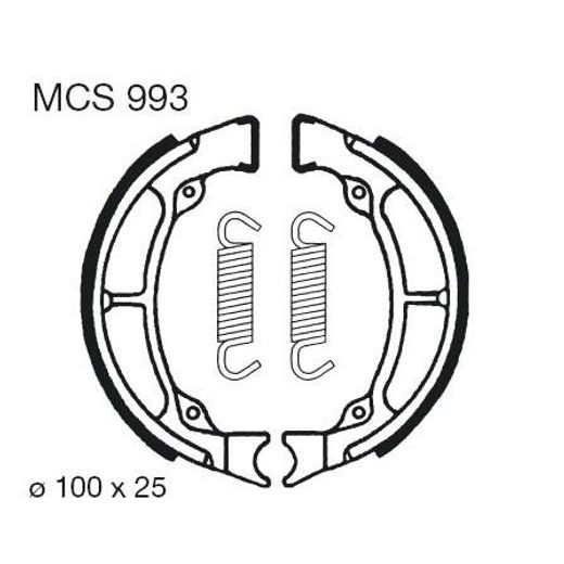 BRZDOVÉ ČEĽUSTE LUCAS MCS 993