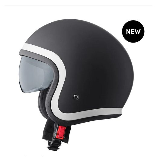 RIDE OTVORENÁ PRILBA GMS ČIERNO-BIELA