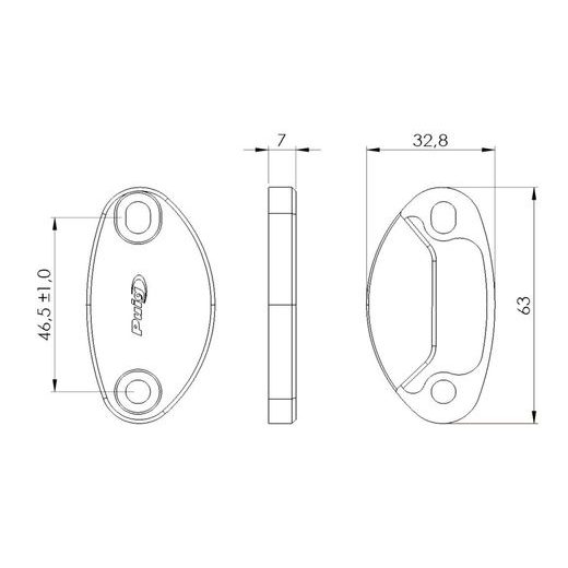 ČIAPKY NA ZRKADLÁ PUIG 3847N ČIERNA