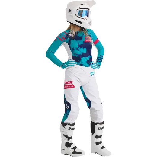BLITZ XR DÁMSKE MOTOCROSSOVÉ ČIŽMY THOR BIELO-ČIERNE