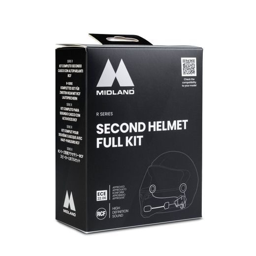 SECOND HELMET TCF FULL KIT MIDLAND C1550.01 R SERIES 22.06