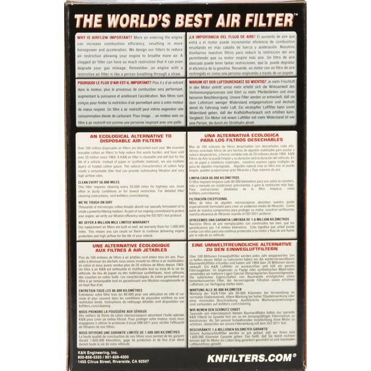 VZDUCHOVÝ FILTER K&N YA-1089