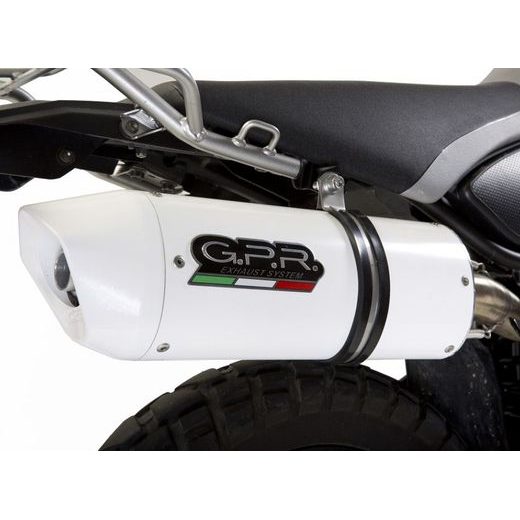 VÝFUK KOMPLETNÝ GPR ALBUS CO.Y.114.ALB WHITE GLOSSY PRE YAMAHA XG 250 TRICKER 2005-2008
