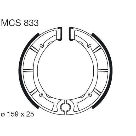 BRZDOVÉ ČEĽUSTE LUCAS MCS 833