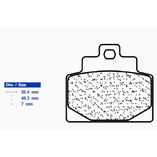 BRZDOVÉ OBLOŽENIE CL BRAKES 3109 MSC