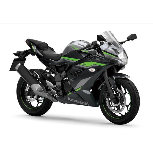 KAWASAKI NINJA 125 METALLIC SPARK BLACK / METALLIC GRAPHITE GRAY 2024