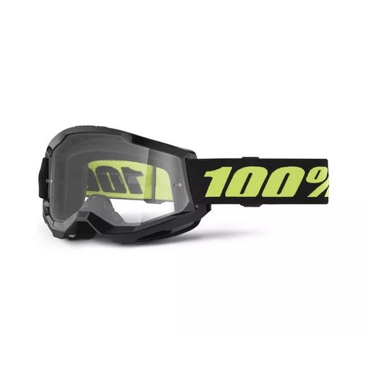 OKULIARE STRATA 2 100% BLACK (NEON), ČÍRE PLEXI