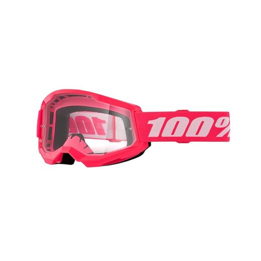 OKULIARE STRATA 2 100 % GOGGLE PINK, ČÍRE PLEXI