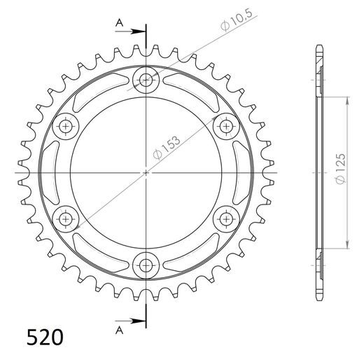 REŤAZOVÁ SADA D.I.D CHAIN - ZLATÝ REŤAZ 520 DZ, NETESNENÝ, KOLIESKO SUPERSPROX, ROZETA SUPERSPROX PRE HONDA CRF 250 L 2013-2020