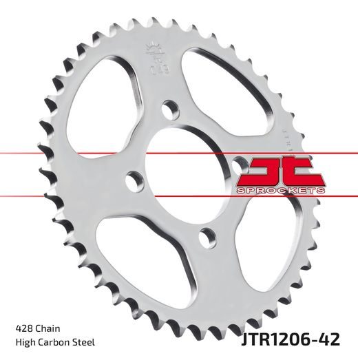 REŤAZOVÁ SADA D.I.D CHAIN - STRIEBORNÝ CHAIN 428 D, NON-SEALED, CHK FRONT SPROCKET JT, CHK REAR SPROCKET JT PRE HONDA CBR 125 R 2004-2010